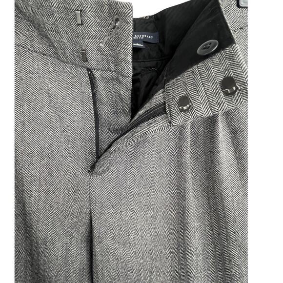 Banana Republic Martin Fit Jorts Shorts Sz 12 Gray Tweed NWT - Picture 5 of 8